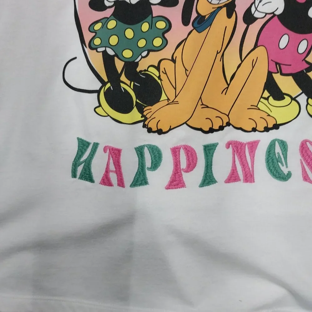 3717 Size Large Mickey Mouse Embroidered Tee Shirt. - Picture 3 of 6